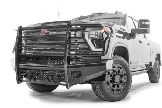 Fab Fours CH24-S6160-1 Chevy Silverado 2500/3500 2024-2026 Black Steel Front Bumper Full Guard