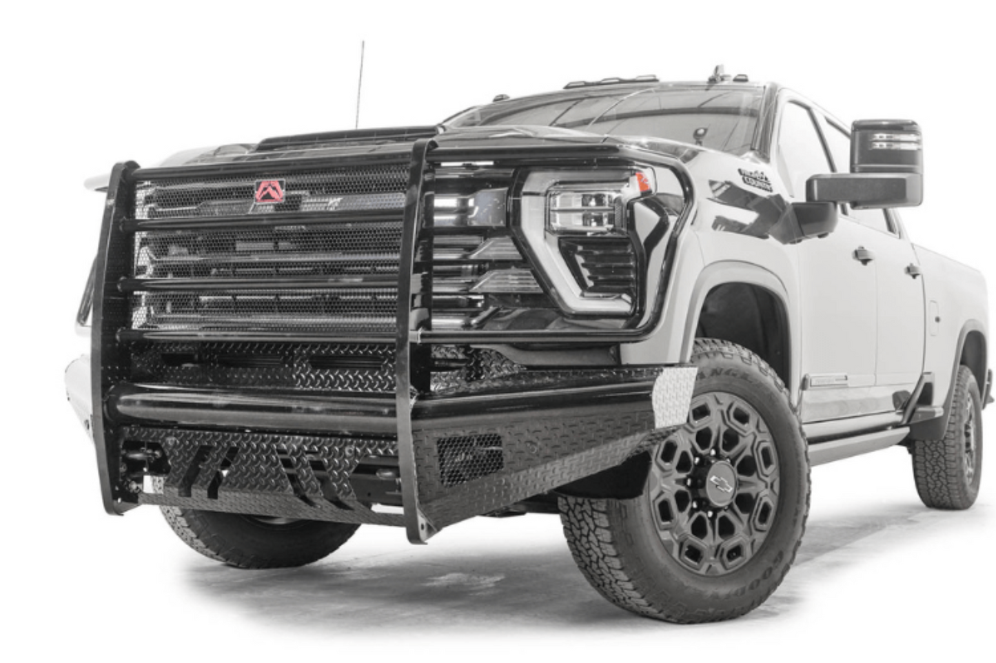 Fab Fours CH24-S6160-1 Chevy Silverado 2500/3500 2024-2026 Black Steel Front Bumper Full Guard