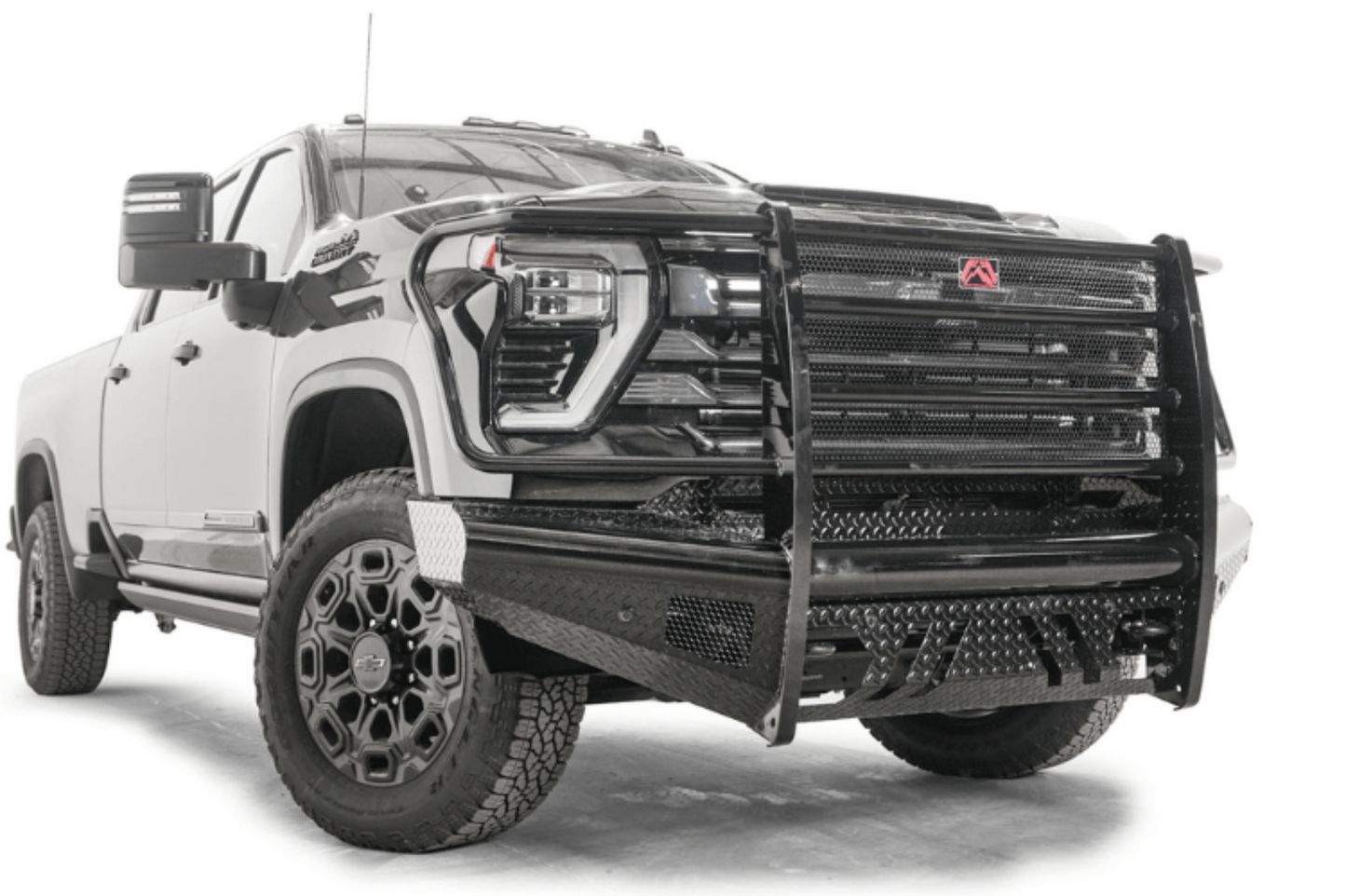 Fab Fours CH24-S6160-1 Chevy Silverado 2500/3500 2024-2026 Black Steel Front Bumper Full Guard