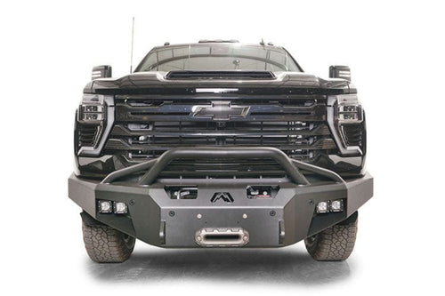 Fab Fours CH24-A6152-1 Chevy Silverado 2500HD/3500HD 2024-2025 Premium Front Bumper Winch Ready Pre-Runner Guard