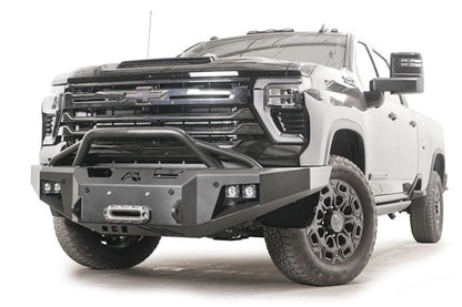 Fab Fours CH24-A6152-1 Chevy Silverado 2500HD/3500HD 2024-2025 Premium Front Bumper Winch Ready Pre-Runner Guard