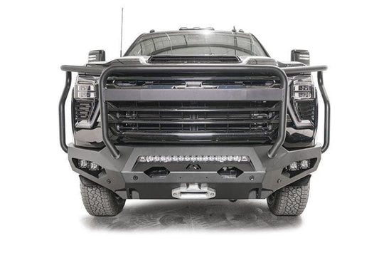 Fab Fours CH24-X6150-1 Chevy Silverado 2500HD/3500HD 2024-2025 Matrix Front Bumper Winch Ready Full Guard