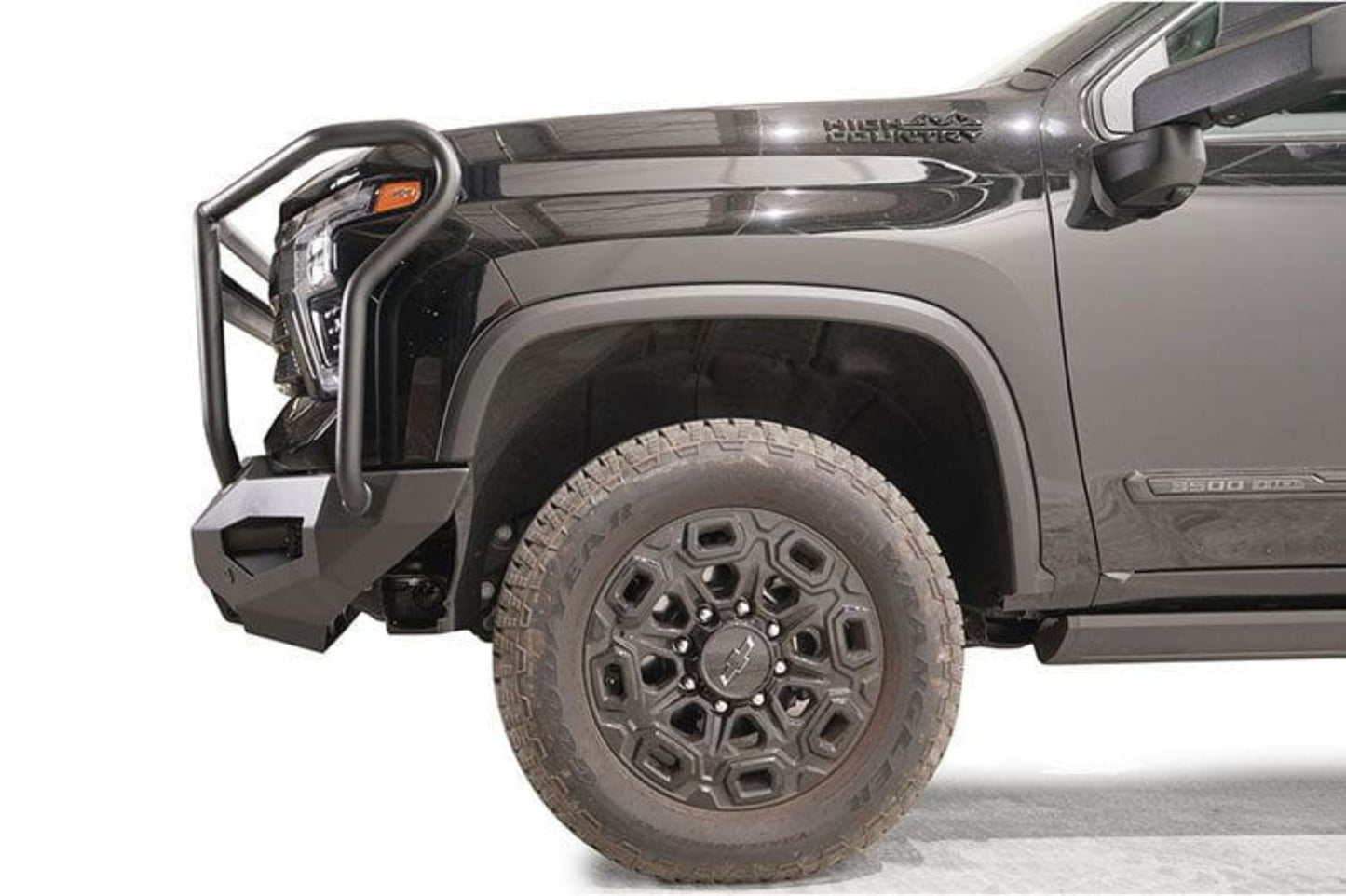 Fab Fours CH24-X6150-1 Chevy Silverado 2500HD/3500HD 2024-2025 Matrix Front Bumper Winch Ready Full Guard