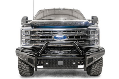 Fab Fours FS23-S5962-1 Ford F250/F350 Superduty 2023-2025 Black Steel Front Bumper with Pre-Runner Guard