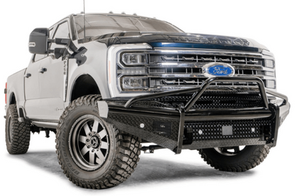 Fab Fours FS23-S5962-1 Ford F250/F350 Superduty 2023-2025 Black Steel Front Bumper with Pre-Runner Guard