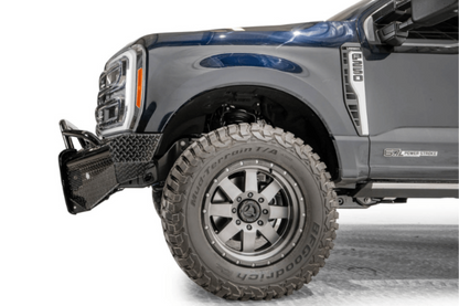 Fab Fours FS23-S5962-1 Ford F250/F350 Superduty 2023-2025 Black Steel Front Bumper with Pre-Runner Guard