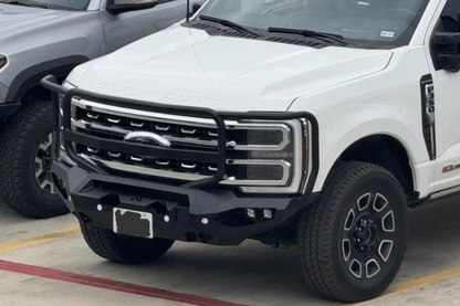 Fab Fours FS23-X5950-1 Ford F250/F350 Superduty 2023-2026 Matrix Front Bumper Winch Ready Full Guard