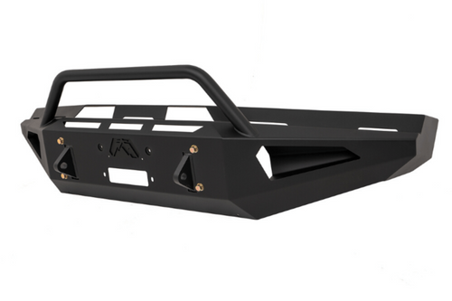 Fab Fours Red Steel FS08-RS1962-1 Ford F250/F350 Superduty 2008-2010 Front Bumper Winch Ready Pre-Runner Guard - FS08-RS1962-1