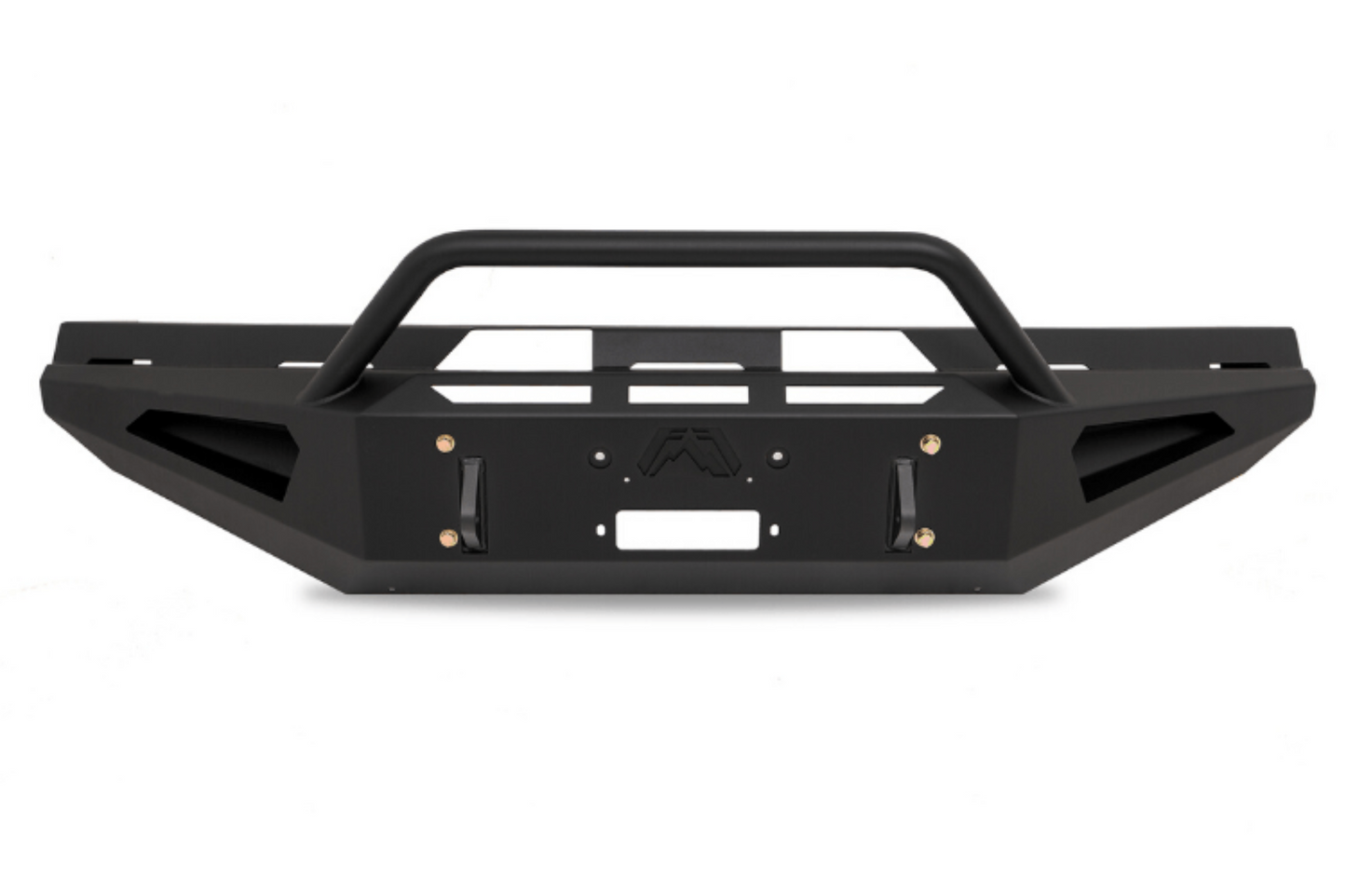 Fab Fours Red Steel FS08-RS1962-1 Ford F250/F350 Superduty 2008-2010 Front Bumper Winch Ready Pre-Runner Guard - FS08-RS1962-1