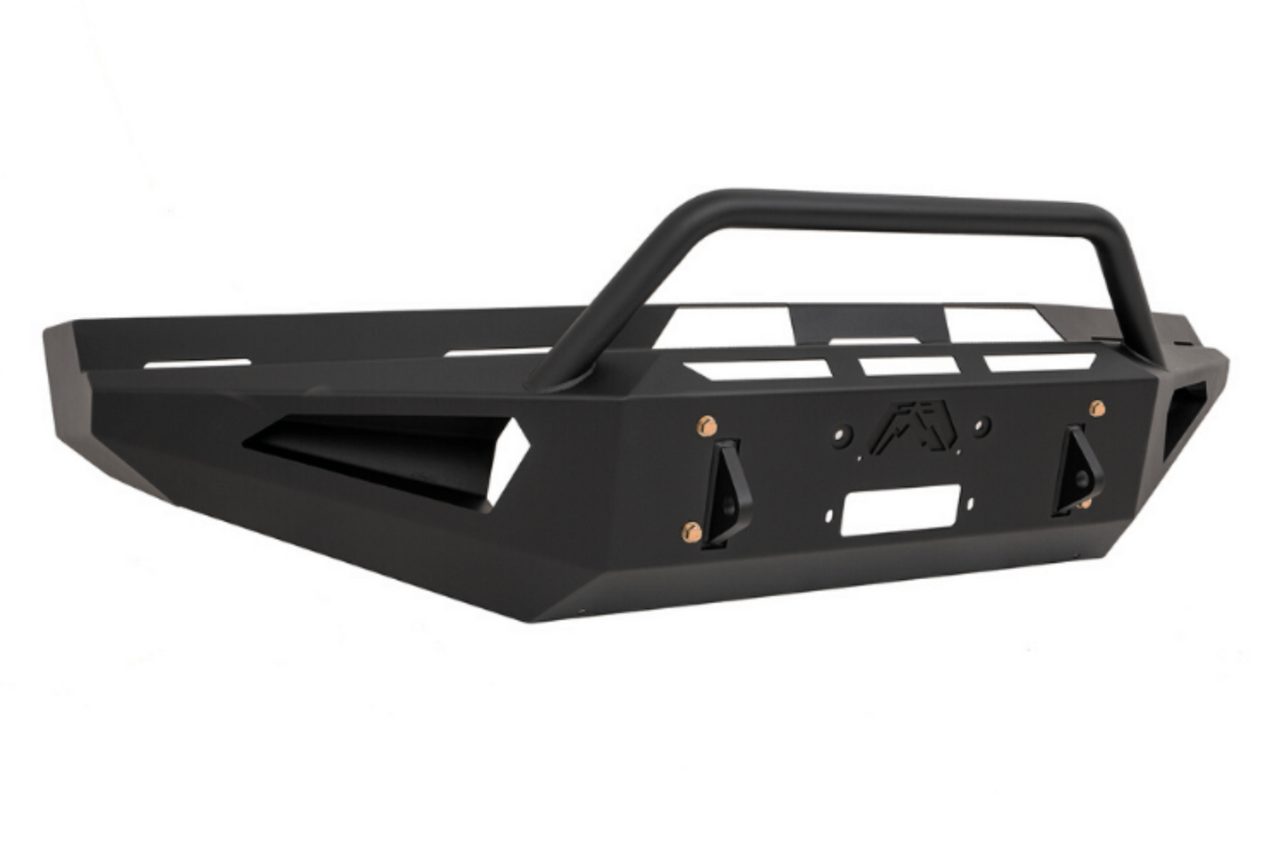 Fab Fours Red Steel FS08-RS1962-1 Ford F250/F350 Superduty 2008-2010 Front Bumper Winch Ready Pre-Runner Guard - FS08-RS1962-1