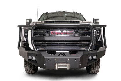 Fab Fours GM24-A6250-1 GMC Sierra 2500/3500 2024-2025 New Premium Front Bumper Winch Ready with Full Guard