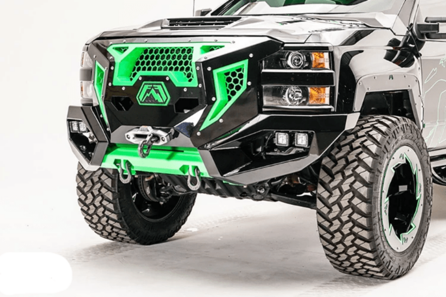 Fab Fours GR3000-1 Chevy Silverado 2500/3500 HD 2015-2019 Grumper Front Bumper