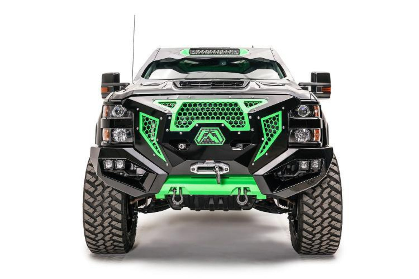 Fab Fours GR3000-1 Chevy Silverado 2500/3500 HD 2015-2019 Grumper Front Bumper