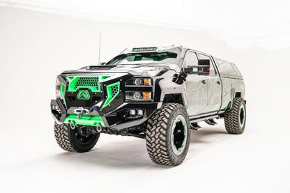 Fab Fours GR3000-1 Chevy Silverado 2500/3500 HD 2015-2019 Grumper Front Bumper