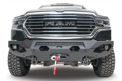 Fab Fours DR19-X4251-1 Dodge Ram 1500 2019-2025 Matrix Front Bumper Winch Ready No Guard