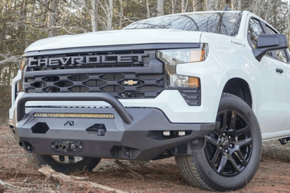 Fab Fours CS22-X5662-1 Chevy Silverado 1500 2022-2026 Matrix Front Bumper Winch Ready Pre-Runner Guard