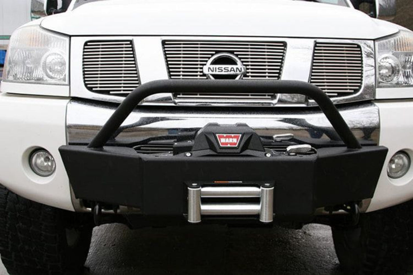 Fab Fours NT04-N1750-1 Nissan Titan 2004-2015 Winch Mount Front Bumper
