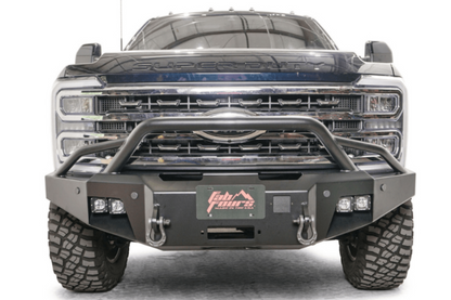Fab Fours FS23-A5952-1 Ford F250/F350 Superduty 2023-2025 New Premium Front Bumper Winch Ready Pre-Runner Guard