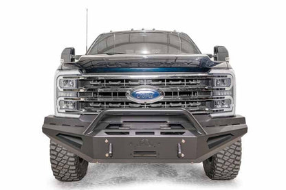 Fab Fours Red Steel FS23-RS5962-1 Ford F250/F350 Superduty 2023-2025 Front Bumper Winch Ready Pre-Runner Guard