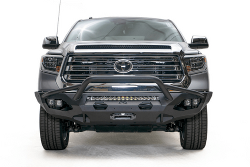 Fab Fours TT14-X3852-1 Toyota Tundra 2014-2021 Matrix Front Bumper Winch Ready Pre-runner Guard