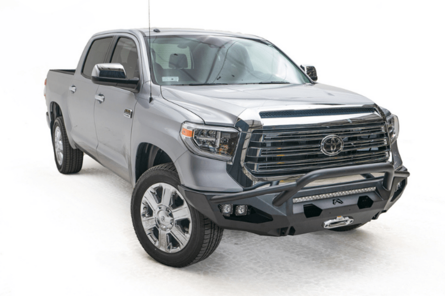 Fab Fours TT14-X3852-1 Toyota Tundra 2014-2021 Matrix Front Bumper Winch Ready Pre-runner Guard