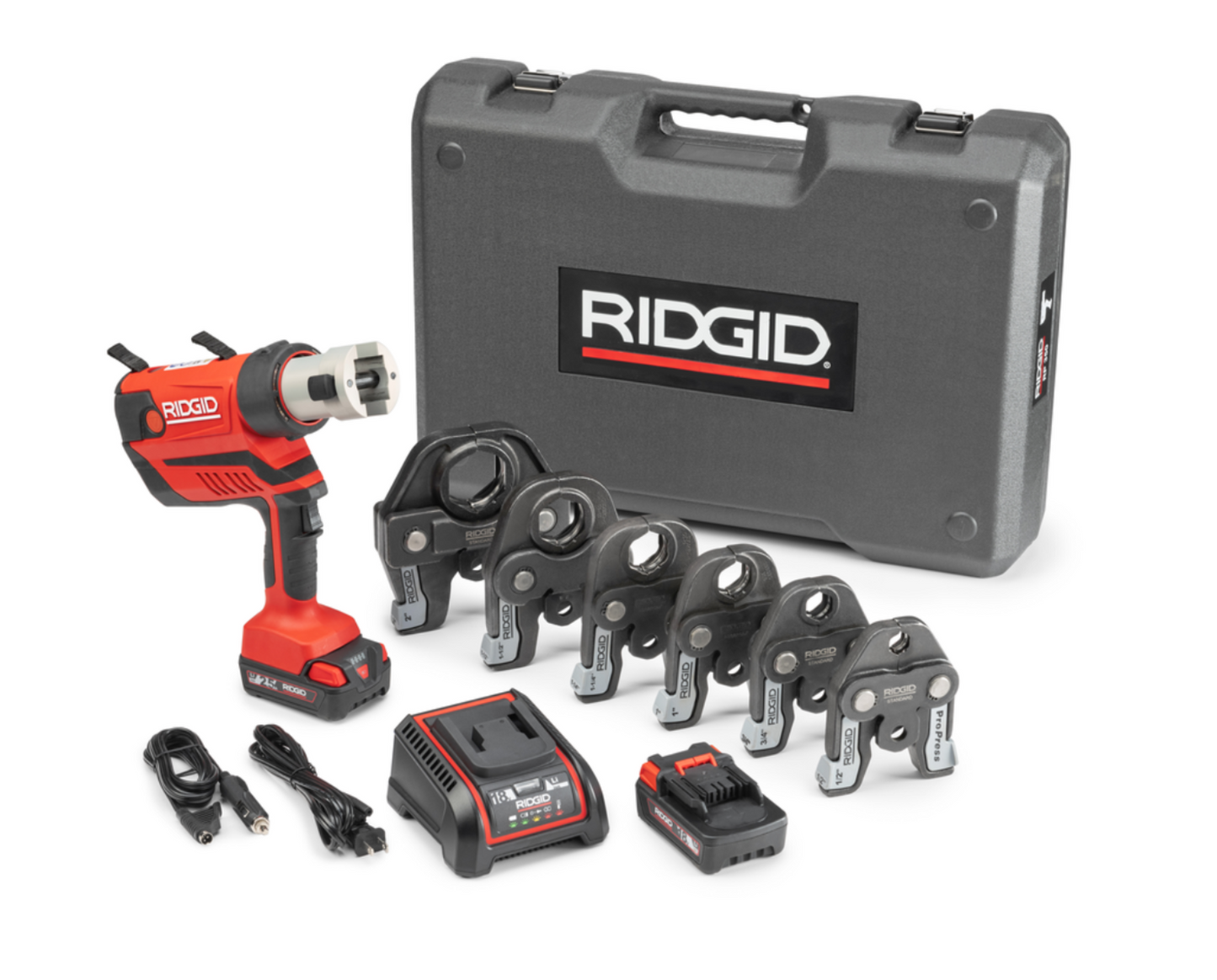 Model RP 350 RP 350 Battery Kit W/ ProPress Jaws (1/2" - 2"), KIT, RP 350-B+1/2-2" PP+LIO