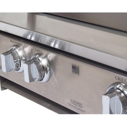 ProFire Professional Series 27-Inch Built-In Gas Grill With Rotisserie - PF27R-P