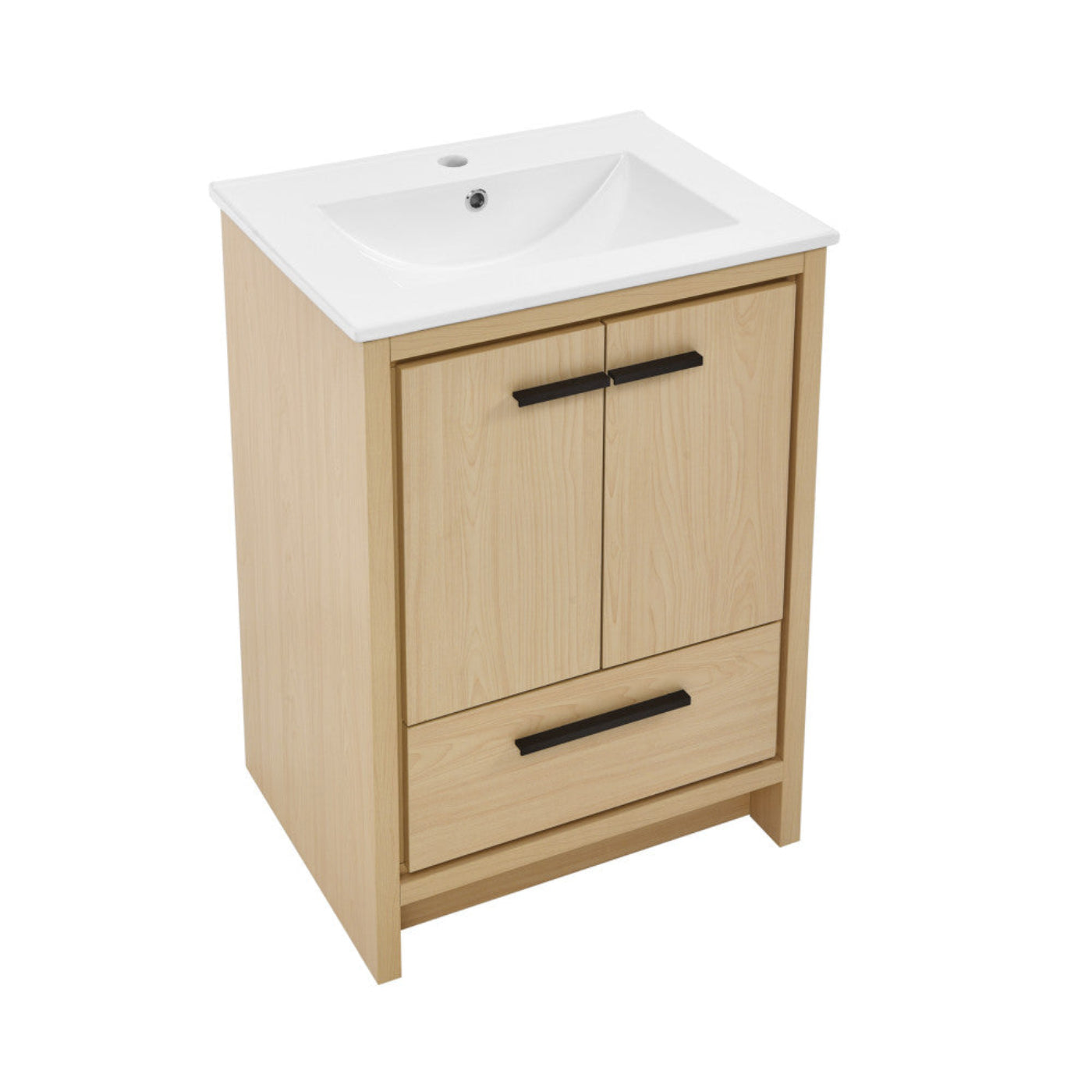Swiss Madison Virage 24 Freestanding, Bathroom Vanity in Natural Oak - SM-BV730LK