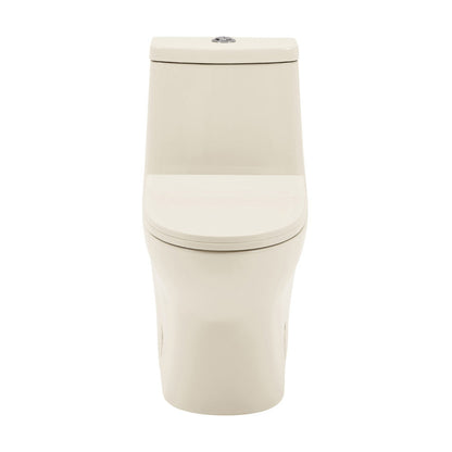Swiss Madison Ivy One Piece Toilet Dual Vortex Flush 1.1/1.6 gpf in Bisque - SM-1T112BQ