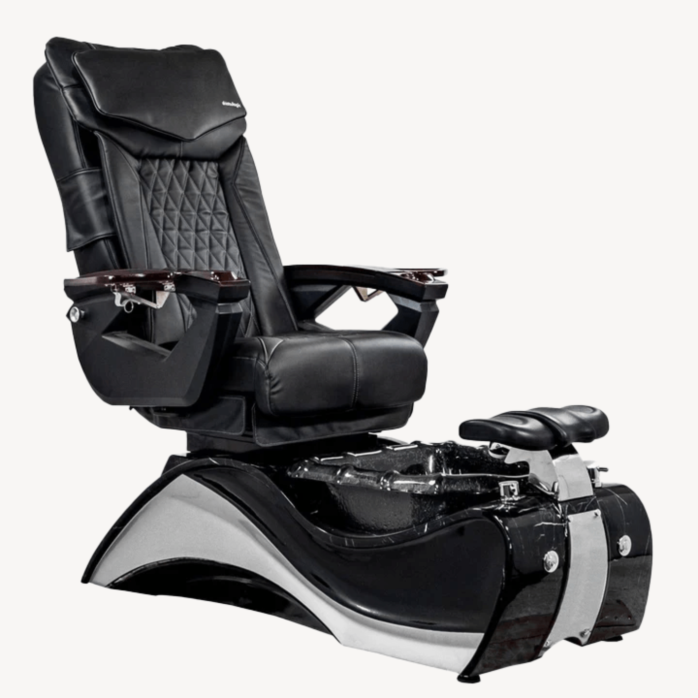 Mayakoba FIOR Shiatsulogic LX Pedicure Chair - AYC-SPA-FIOR-LX1807-1255BLKMBL-18VBLK