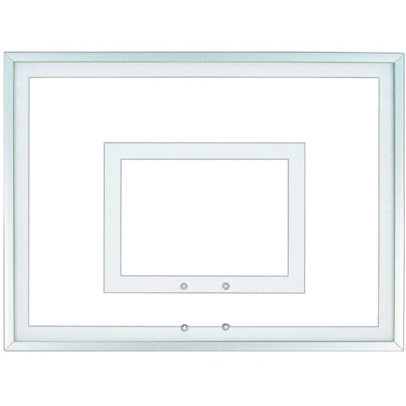 First Team 36" X 54" (1/2" Thick) Framed Acrylic Backboard  - FT215