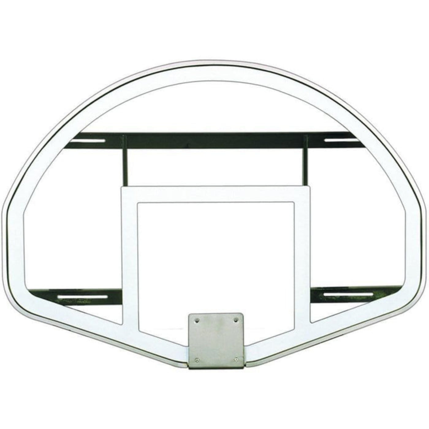 First Team 39" X 54" Fan-Shaped Glass Backboard  - FT233