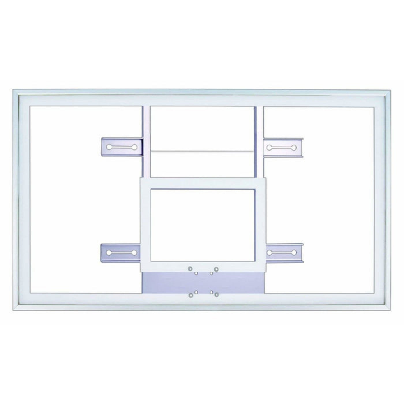 First Team 42" X 72" (1/2" Thick) Framed Acrylic Backboard w/FT42-HFM -  FT222H
