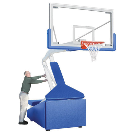 Adam Equipment First Team Hurricane Portable Basketball Goal
