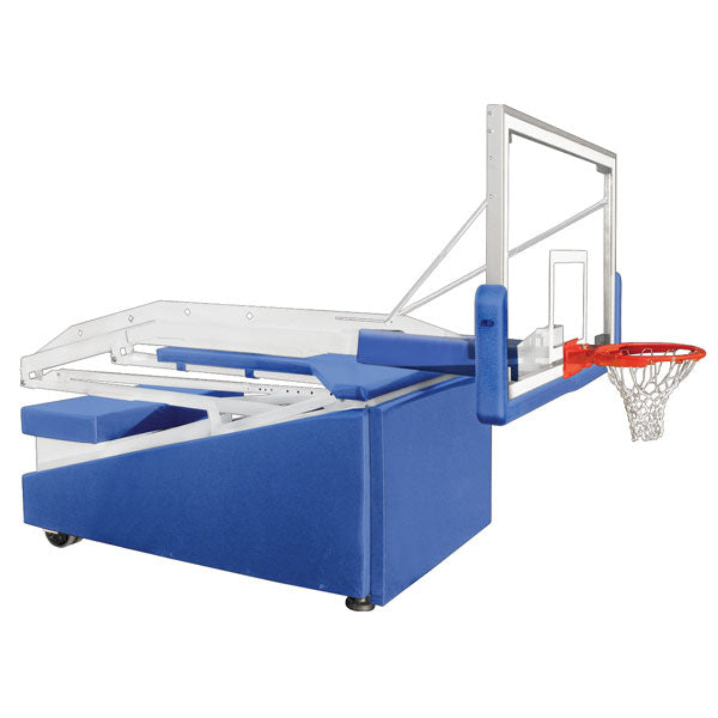 Adam Equipment First Team Hurricane Portable Basketball Goal