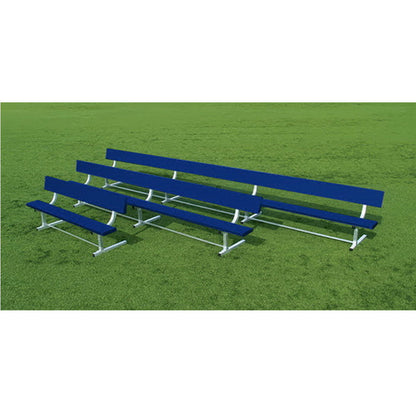 Bleachers Powder Coated Bench with Backrest - AB75BPC