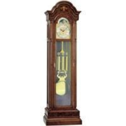 Kieninger Clocks Grandfather Clock, Triple Chimes, 12 Rod Gong, Walnut - FL 0117-82-01