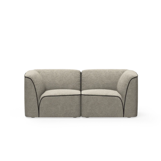 Woud Flora 2-Seater - Natural Bouclé - 651503