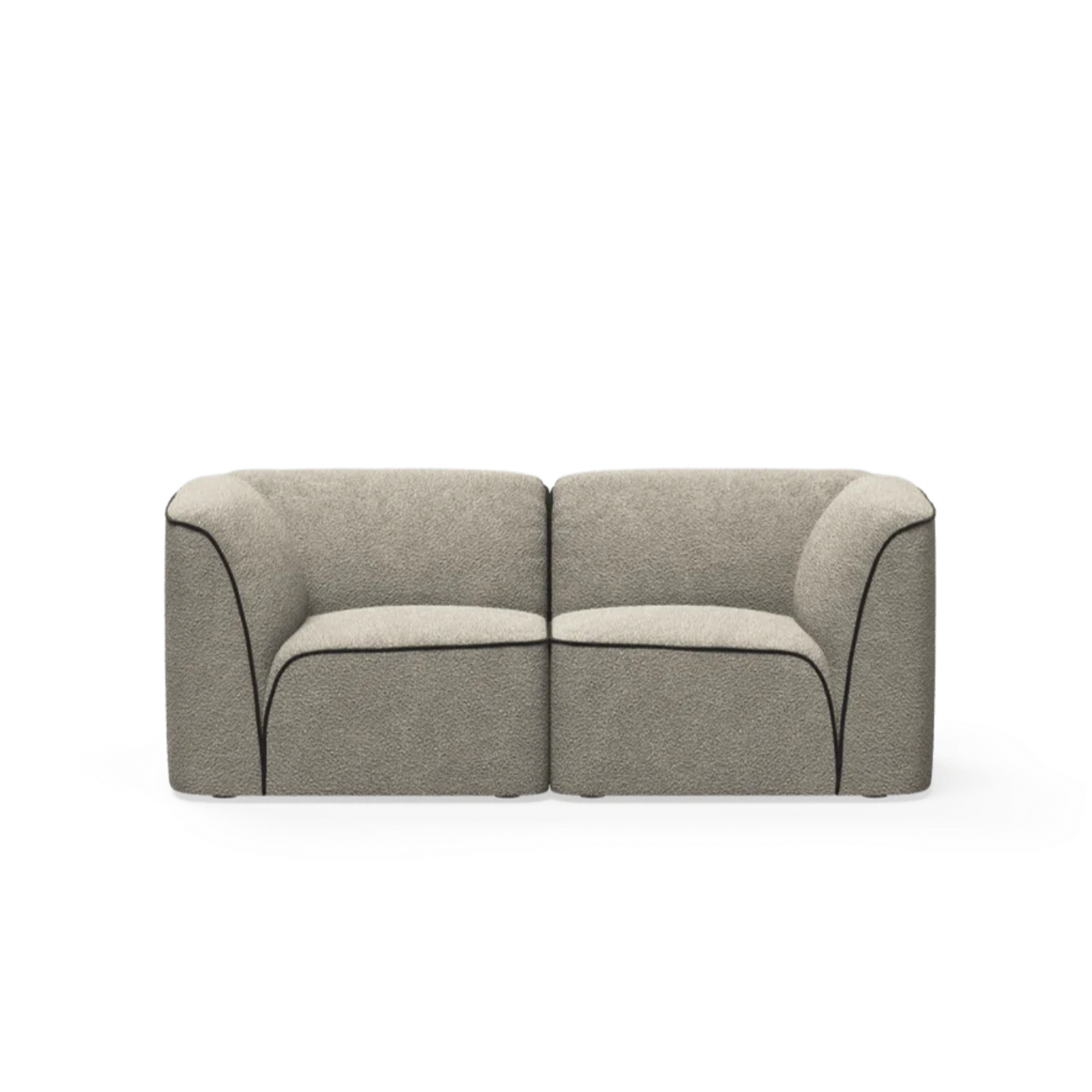 Woud Flora 2-Seater - Natural Bouclé - 651503