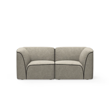 Woud Flora 2-Seater - Natural Bouclé - 651503