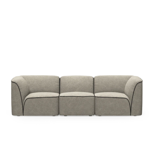 Woud Flora 2.5-Seater - Natural bouclé - 651504