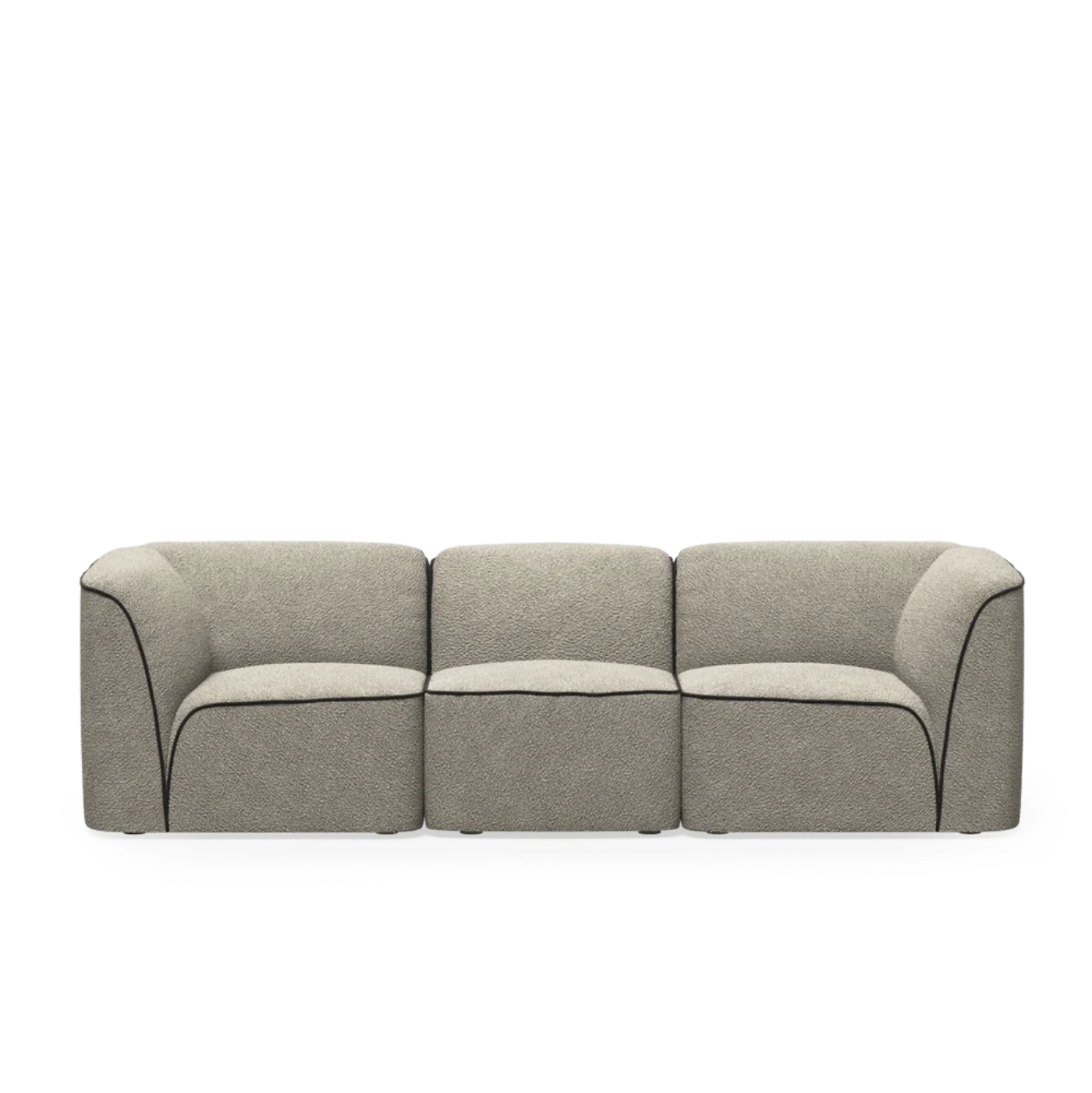 Woud Flora 2.5-Seater - Natural bouclé - 651504