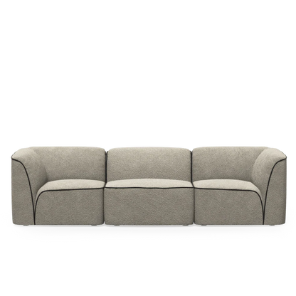 Woud Flora 3-Seater - Natural boucle - 651505