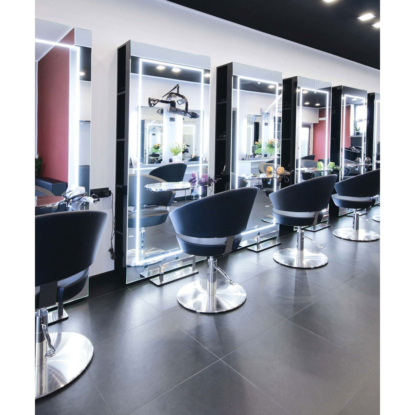 Flute Styling Chair Salon Ambience - SA-SH-310