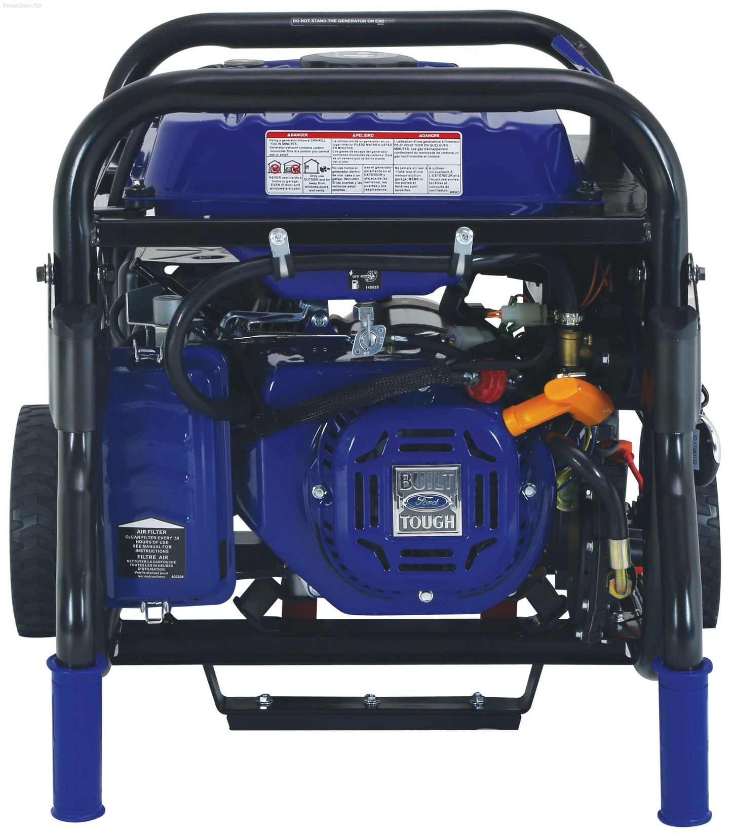 Aurora Generators Ford-FG5250PBE  Dual Fuel Portable Generator with Switch & Go Technology - PowerGen USA - FG5250PBE