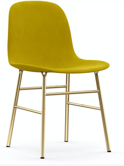 Normann Copenhagen Form Chair Fully Upholstered - Brass - Set of 2 - 1400911 (qty 2)