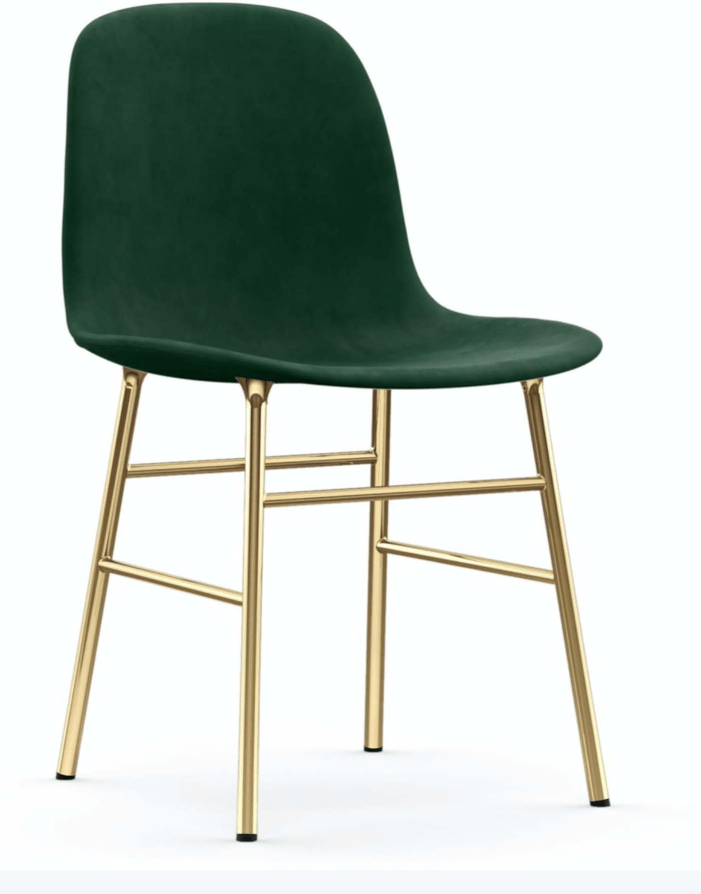 Normann Copenhagen Form Chair Fully Upholstered - Brass - Set of 2 - 1400911 (qty 2)