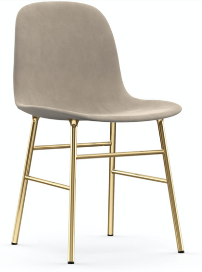Normann Copenhagen Form Chair Fully Upholstered - Brass - Set of 2 - 1400911 (qty 2)