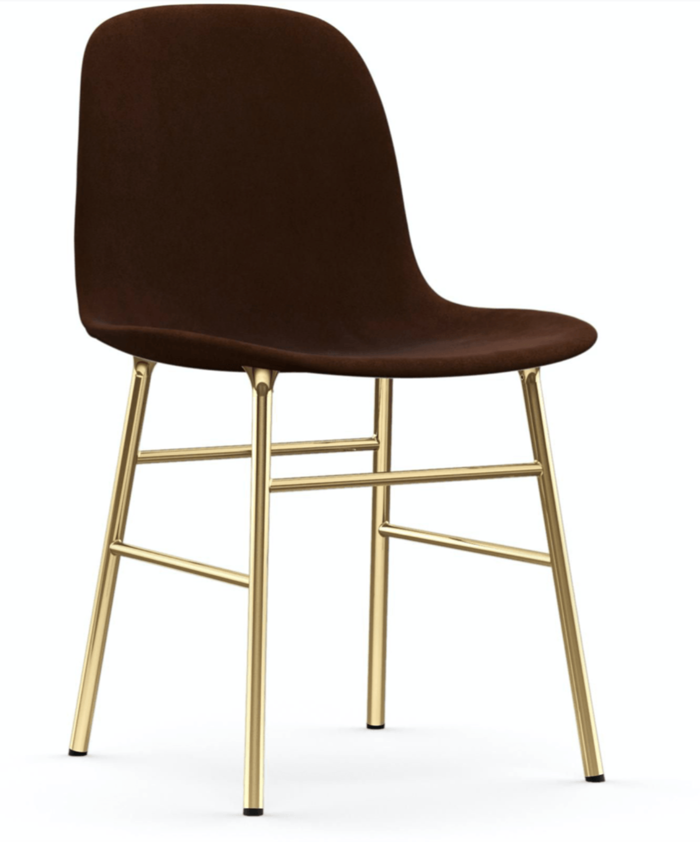Normann Copenhagen Form Chair Fully Upholstered - Brass - Set of 2 - 1400911 (qty 2)