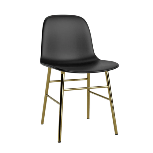 Normann Copenhagen Form Chair Fully Upholstered - Brass - Set of 2 - 1400911 (qty 2)